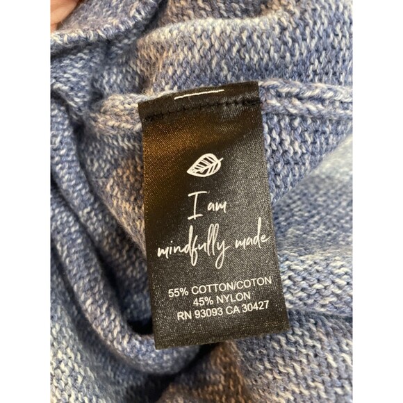 NIC+ZOE Mixed Stitch Funnel Neck Sweater size L Cotton Blend NWT - Picture 8 of 9